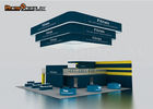 Portable Double Decker Trade Show Booth Color Custom Aluminum Fair Stand