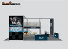 High End Aluminum Fabric Trade Show Booth / Economical Double Deck Booth