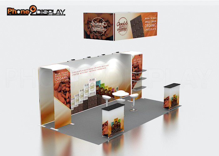 buy 10x20 Custom Trade Show Booth Tension Fabric Portable Exhibition Equipment online manufacturer