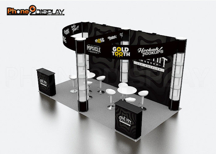 buy 3*6 M Portable Custom Made Trade Show Booth Knockout Displays Modular Trade Show Booth online manufacturer