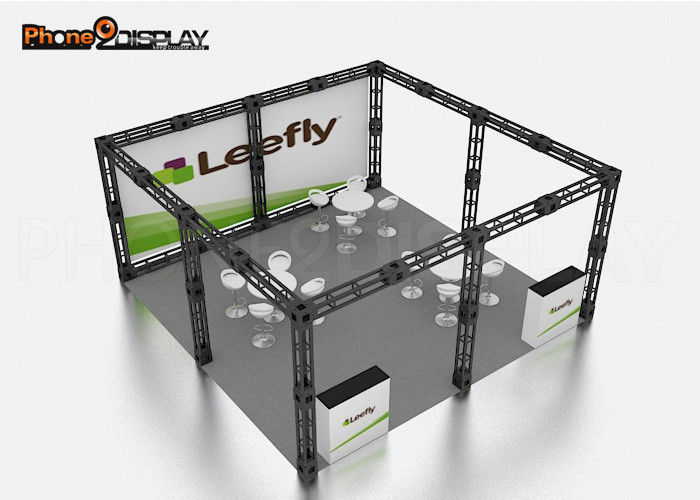 buy Portable Aluminum Truss Exhibition Booth , 20x20 Trade Show Booth Custom Design online manufacturer