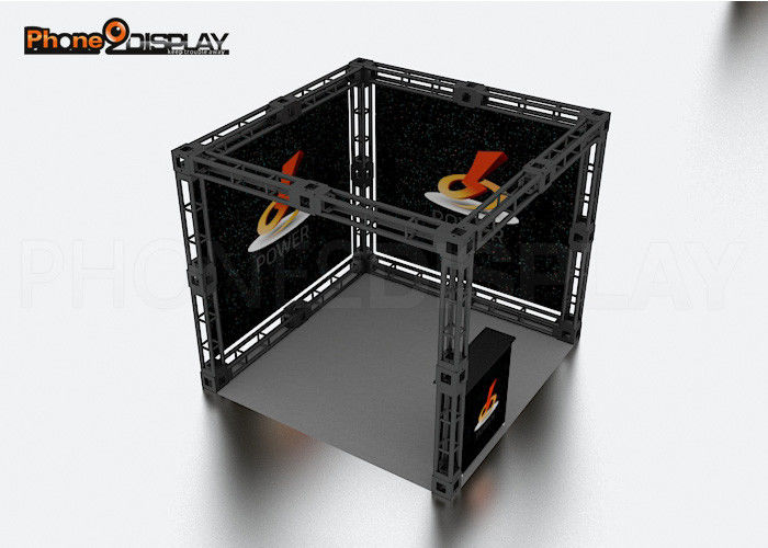 buy Aluminum Frame Truss Trade Show Booth Custom Design With Dye Sublimation Printing online manufacturer