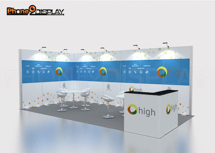 buy Standard Modular Exhibition Stands , 10x20 Trade Show Booth For Fair Event online manufacturer