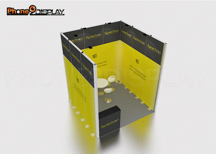 buy 6m X 6m Modular Aluminum Trade Show Booth Unique Design For Expo Trade Show online manufacturer