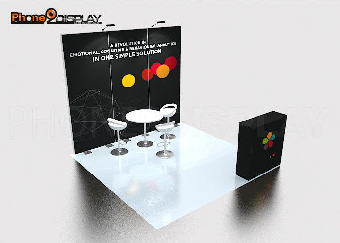 buy Portable Exhibition Booth Design 3x3m , Modular Reusable Exhibition Stands online manufacturer