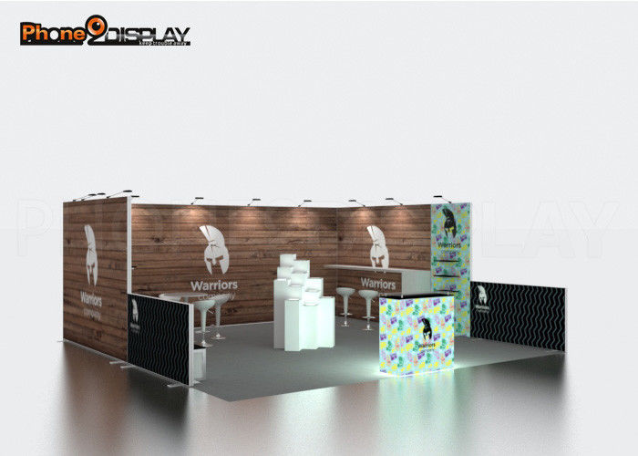buy Aluminum Frame Trade Show Exhibit Booths Waterproof / Fireproof For Advertising online manufacturer