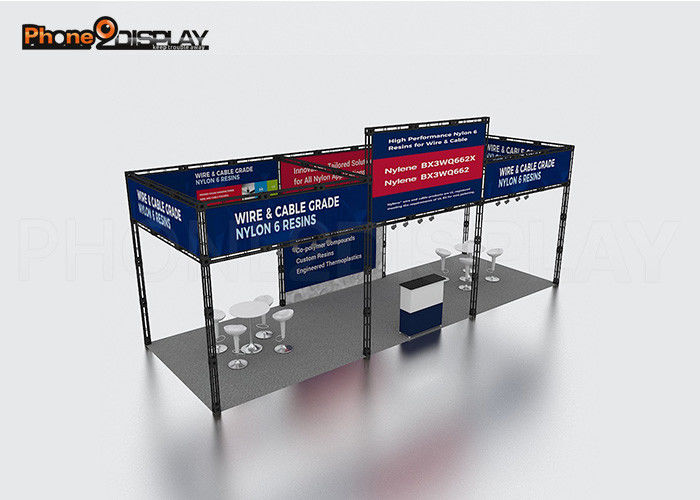 buy Mobile Truss Trade Show Booth , Portable Exhibition Stands With Aluminum Frame online manufacturer