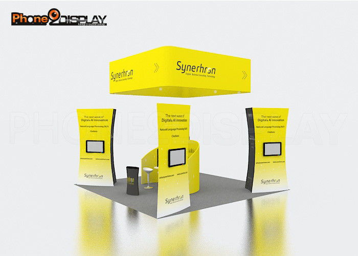 buy Advertising Stretch Amazing Trade Show Booths Tension Fabric Display online manufacturer