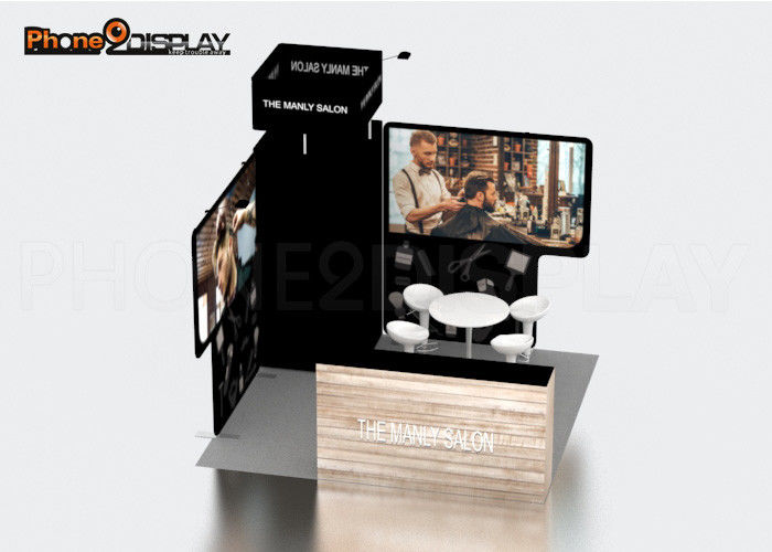 buy Hot Sale Advertising 10x20 Custom Logo Trade Show Display Tension Fabric Exhibition Booth For Sales online manufacturer