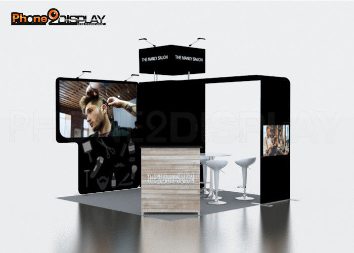 buy Custom Portable Aluminum Trade Show Display Booth Stand 3X6M online manufacturer