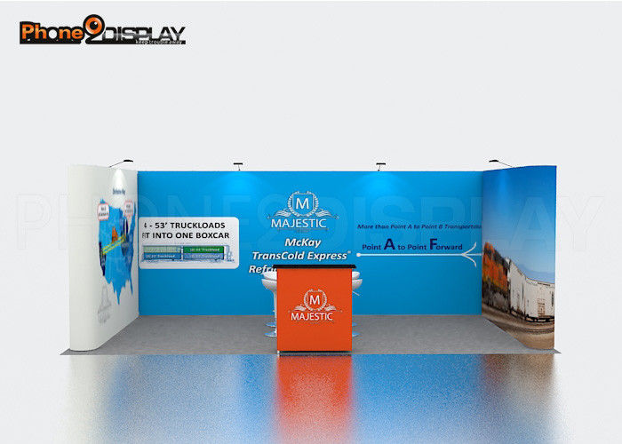 buy 20FT Aluminium Portable Pop Up Booth Advertising Display Exhibition Booth Stand online manufacturer