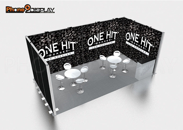 buy Portable Modular Trade Show Booth 3x3 Exhibition Stand Size Easy Set Up online manufacturer