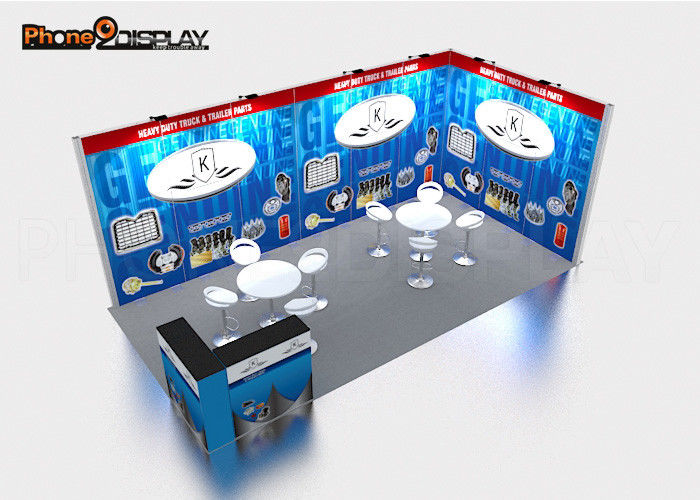 buy Simple Design Modular Trade Show Booth Set Up Fabric Material Trade Fair Display online manufacturer