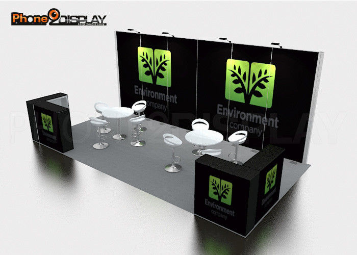 buy Easy Install Trade Fair Stand Design 3*6m Modular Booth Design SGS Approved online manufacturer