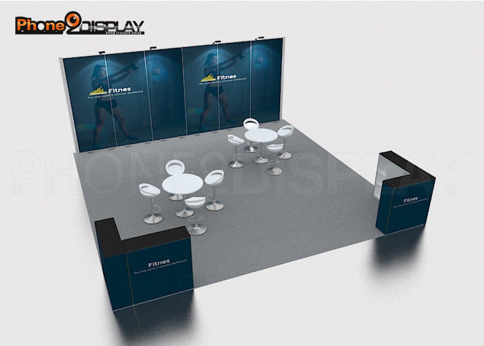 buy Easy Set Up Modular Trade Show Booth / Modular Stall Design For Exhibition Stand online manufacturer