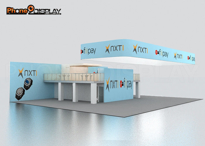 buy Modular Exhibition Booth Design , Aluminum Advertising Custom Made Trade Show Booth online manufacturer