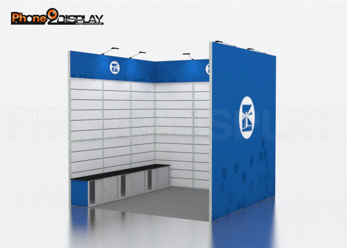 buy Popular Unique Trade Show Booths , Aluminum Panel Small Exhibition Booth online manufacturer