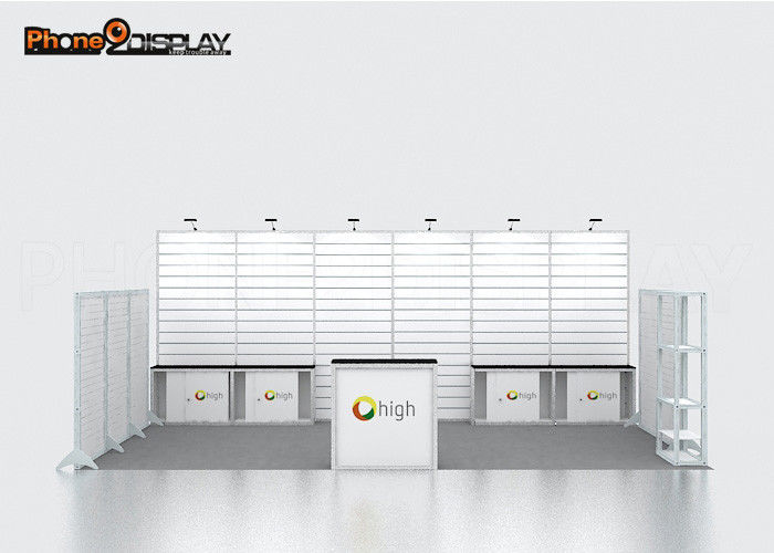 buy Portable Ideas Aluminum Trade Show Booth , Modular Exhibition Stall Design online manufacturer