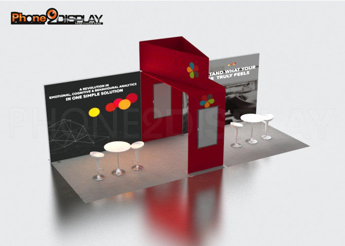 buy Portable Backlit Trade Show Booth Aluminum Frame Tension Fabric With Led Backlit online manufacturer