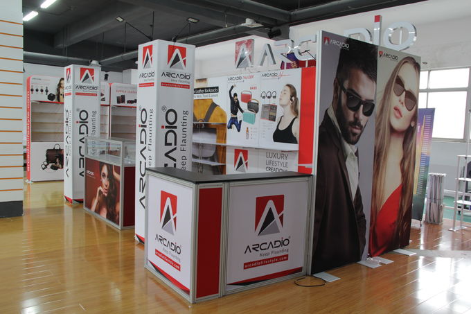 Fashion Innovative Trade Show Booths 10*20 , Portable Custom Exhibit Booths 0