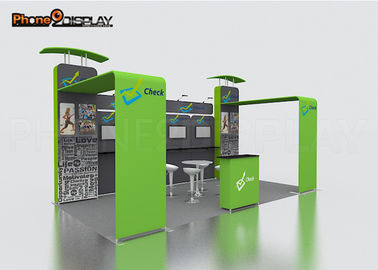 Eye Catching Custom Trade Show Booth 10x20FT For Advertising Display