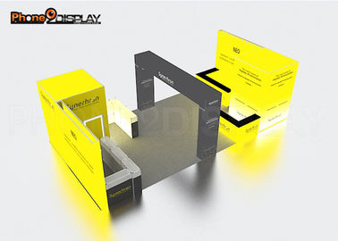 3x3m Small Trade Show Booth Equipment Easy Set Up Custom Color For Exhibition